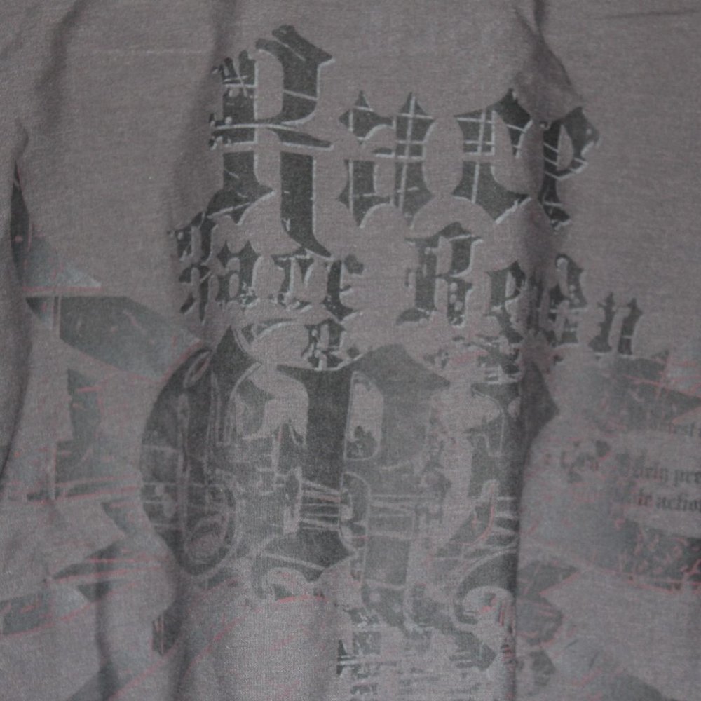 Corner Stone Button Down Gray Motorcycle Shirt L - image 5